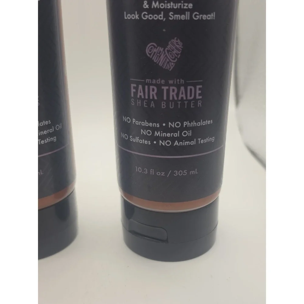 3 Bottles Shea Moisture Men Smokey Manhattan 4 In 1 All-Over Wash 10.3 Oz. Each